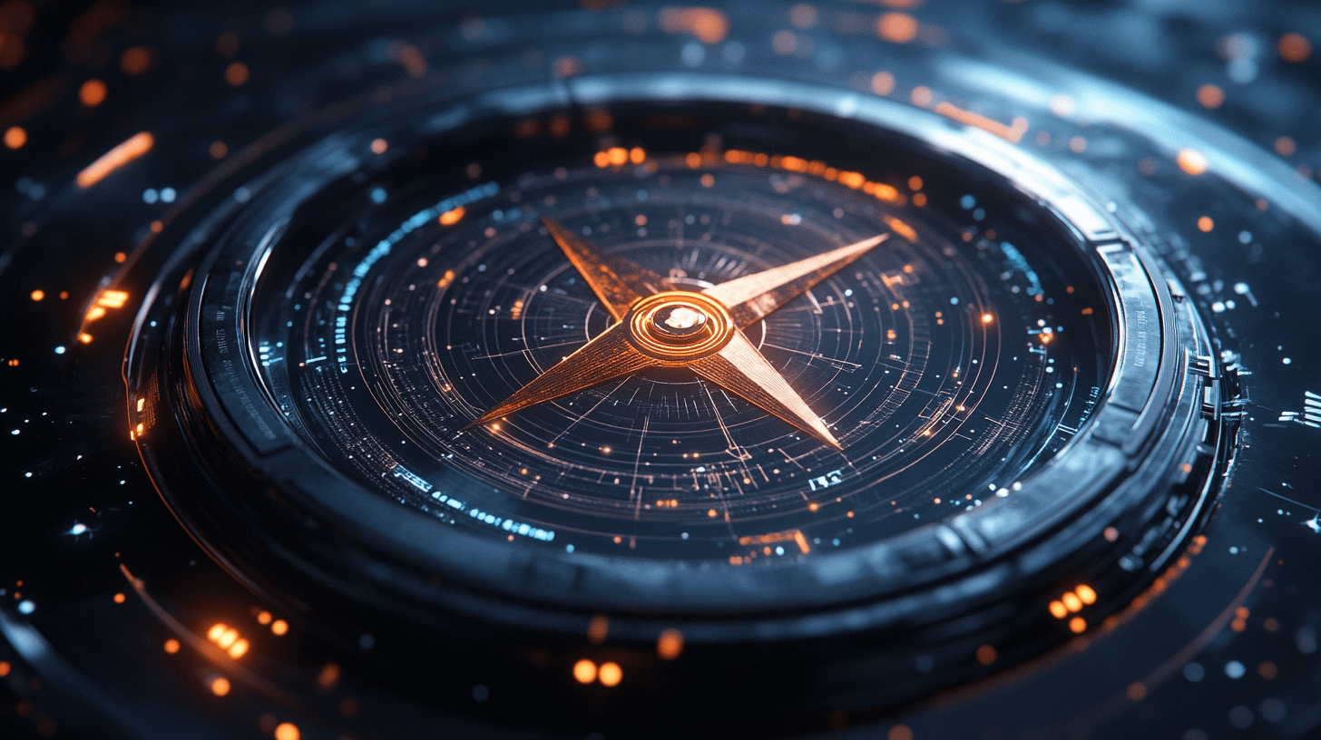 EEAT - Experience Expertise Authority and Trustworthiness represented as a compass