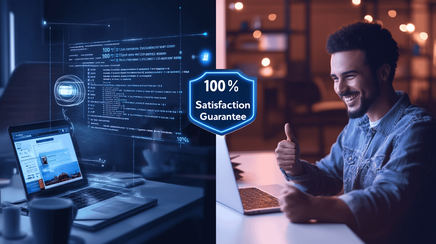 100% satisfaction guarantee
